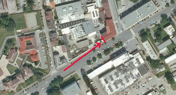 Hradec Králové Pražská třída mapa 2 Hradec Králové Pražská třída mapa 2