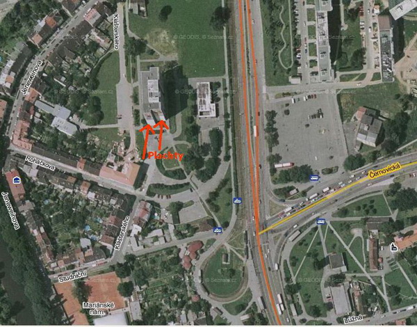 Brno Svatopetrská mapa 2 Brno Svatopetrská mapa 2