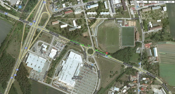 Pardubice Poděbradská do centra mapa 1 Pardubice Poděbradská do centra mapa 1