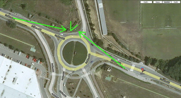 Pardubice Poděbradská do centra mapa 2 Pardubice Poděbradská do centra mapa 2